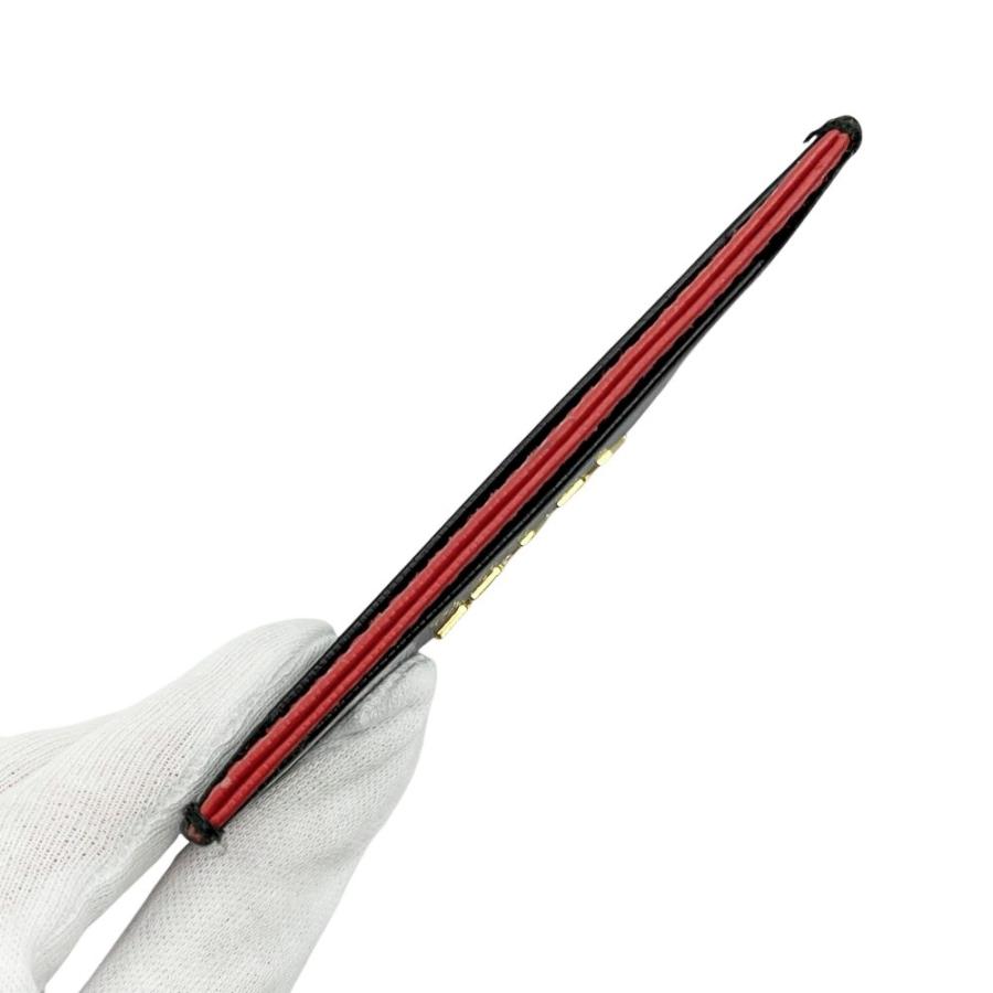 プラダ ■中古■ カードケース 名刺入れ レザー ブラック レッド 1MC208【696305】13 |  | 04