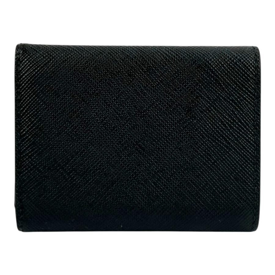 プラダ ■美品■  トライアングル 財布 三つ折り コンパクト ウォレット サイフ サフィアーノ ブラック 2MH042【697319】5 |  | 01