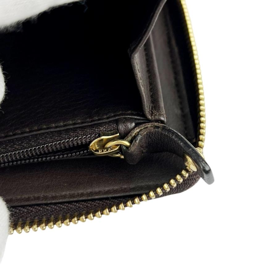 ロエベ ■美品■ ラウンドファスナー 長財布  財布 サイフ ウォレット 札入れ 札入れ アナグラム レザー ブラック 【697388】5 |  | 07