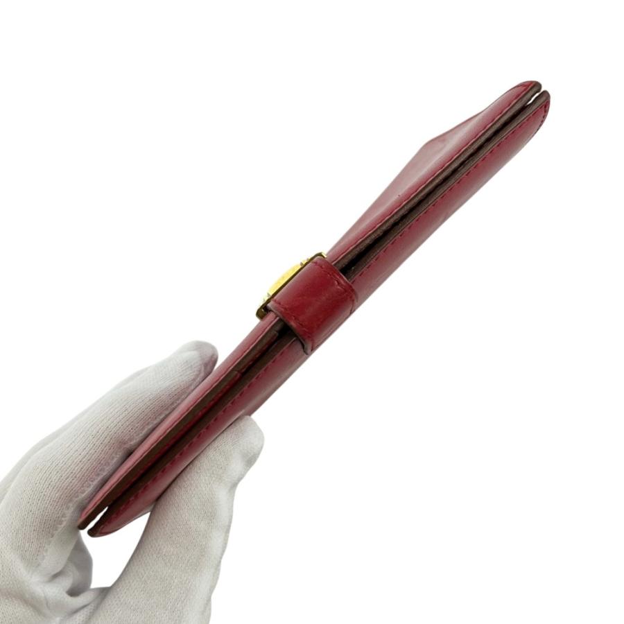 エルメス ■中古■ ソミュール ディアンヌ 二つ折り 財布 コンパクト ヴォーガリバー ルージュヴィフ ゴールド 〇X刻 【698422】8 |  | 04