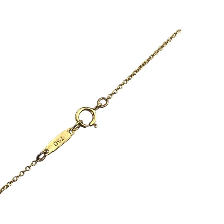 ティファニー ■新同■磨き済■ ドッツ クロス ダイヤ ネックレス アクセサリー 4PD K18 YG750 イエローゴールド 約5g 【699245】11 |  | 07