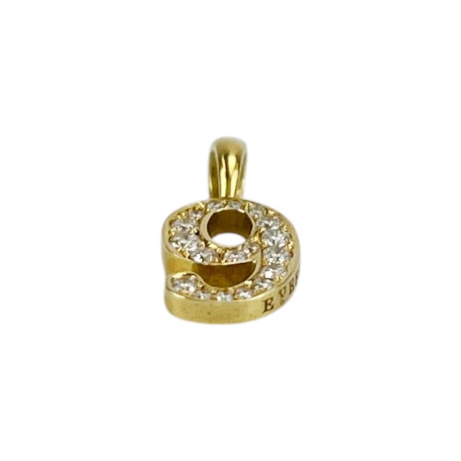 アイファニー ■美品■ No.9 ペンダント トップ チャーム ネックレス アクセサリー ゴールド YG750 K18 ダイヤ 1.0g 【699252】5 |  | 01