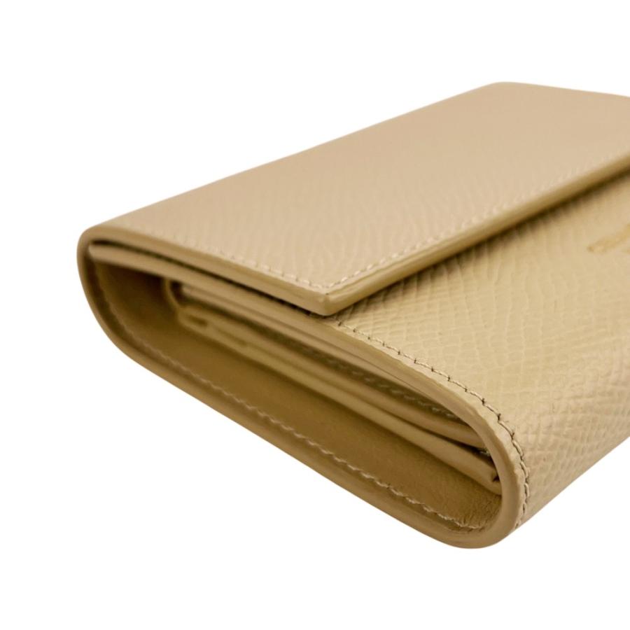 セリーヌ ■美品■ スミール トリフォールド ウォレット 二つ折り 財布 札入れ 小銭入れ レザー ベージュ 箱 【700231】5 |  | 02