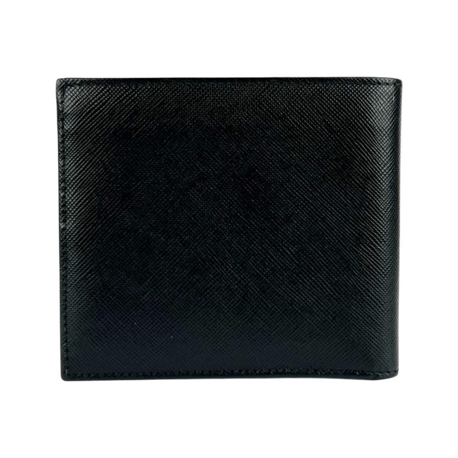 プラダ ■美品■ 二つ折り 札入れ 財布 サイフ ウォレット レザー サフィアーノ ブラック NERO 2M0513 箱【700392】5 |  | 01