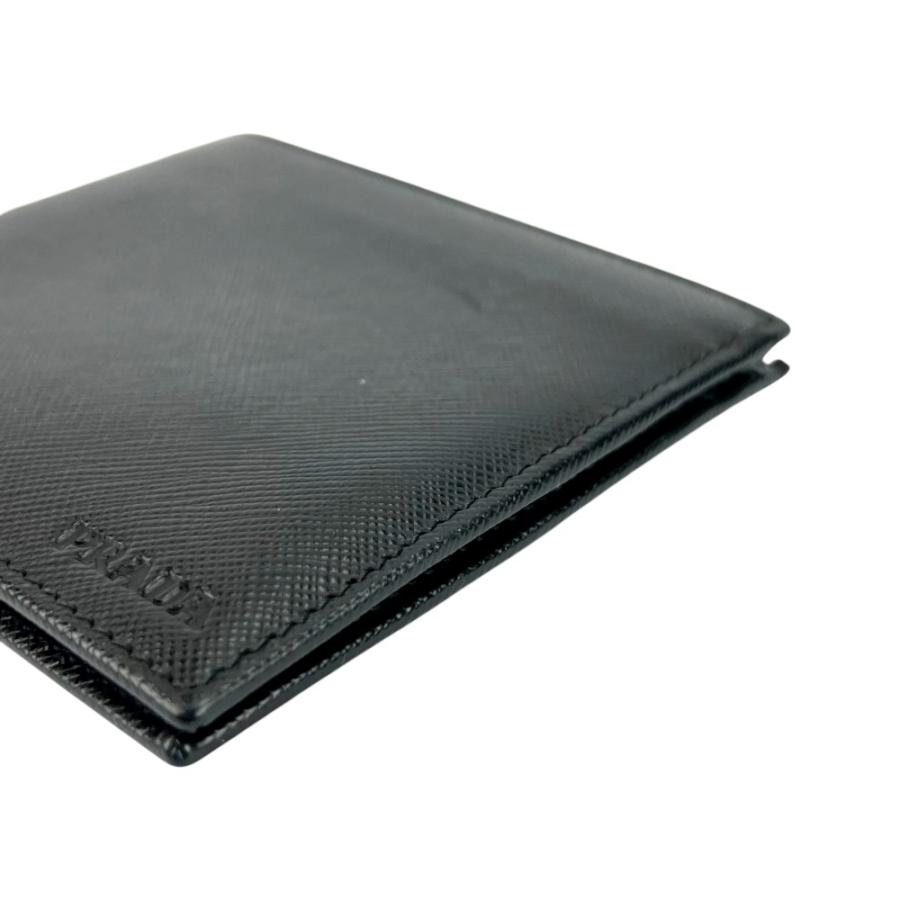 プラダ ■美品■ 二つ折り 札入れ 財布 サイフ ウォレット レザー サフィアーノ ブラック NERO 2M0513 箱【700392】5 |  | 03