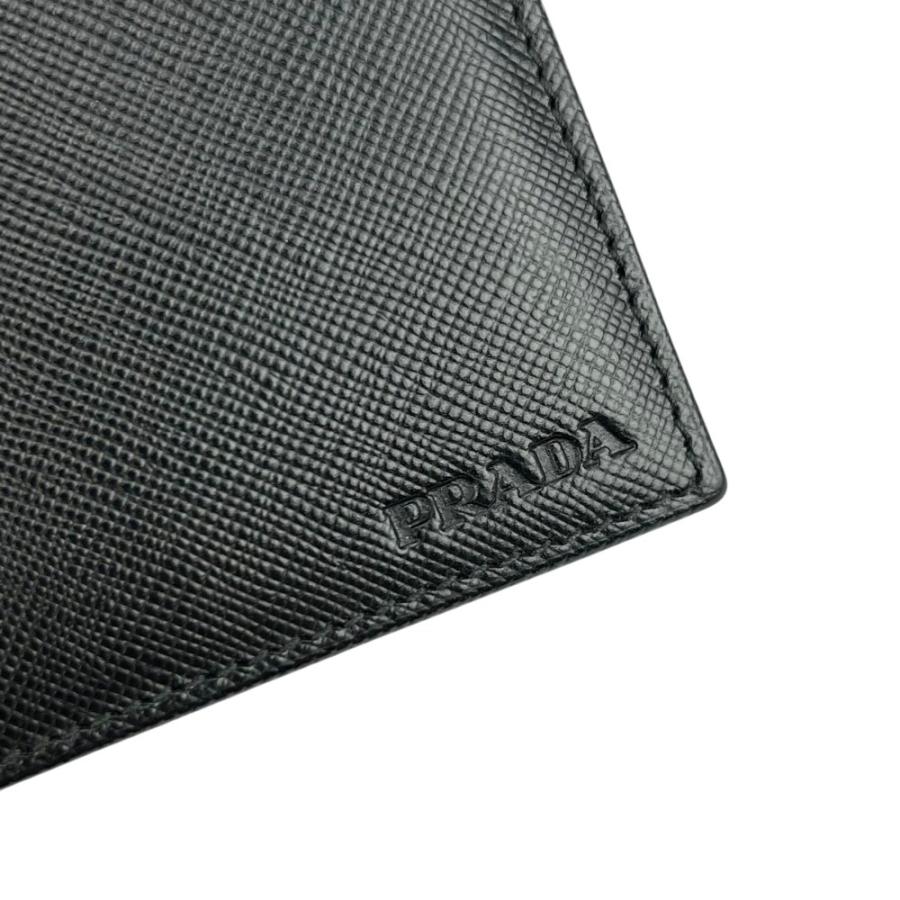 プラダ ■美品■ 二つ折り 札入れ 財布 サイフ ウォレット レザー サフィアーノ ブラック NERO 2M0513 箱【700392】5 |  | 08