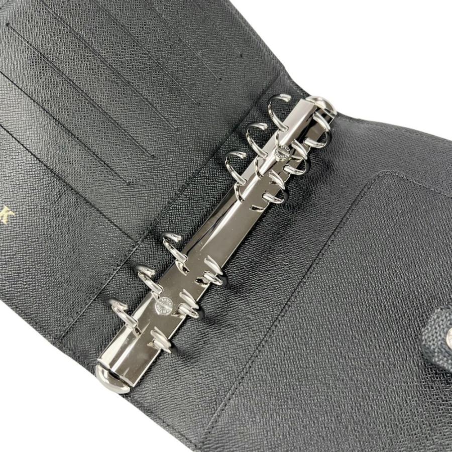 ルイヴィトン ■美品■ アジェンダMM 手帳カバー システム手帳 6穴 ダミエ グラフィット ブラック R20242【704321】13 |  | 08
