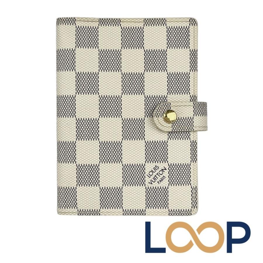 ルイヴィトン ■中古■ アジェンダPM システム手帳 6穴 ダミエ アズール ホワイト R20706【704468】13 | 