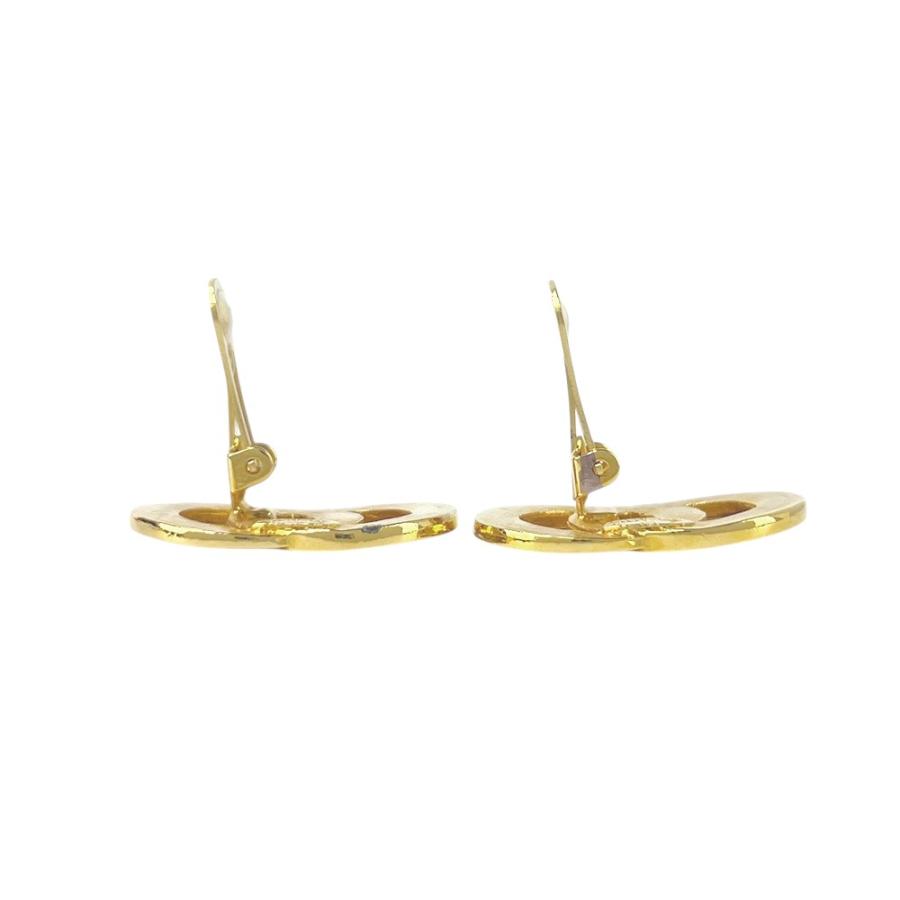 セリーヌ ■美品■ ダブルサークル イヤリング アクセサリー ゴールド GP 箱  【705366】3 |  | 02