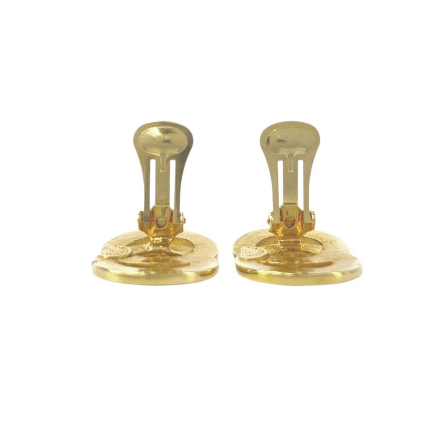 セリーヌ ■美品■ ダブルサークル イヤリング アクセサリー ゴールド GP 箱  【705366】3 |  | 04