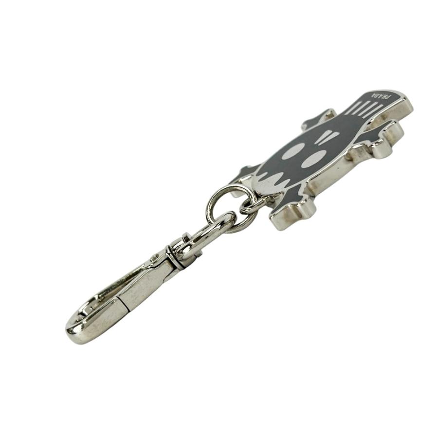 プラダ ■中古■ キーリング キーホルダー バッグチャーム スカル ドクロ SS ブラック シルバー 【709821】11 |  | 03