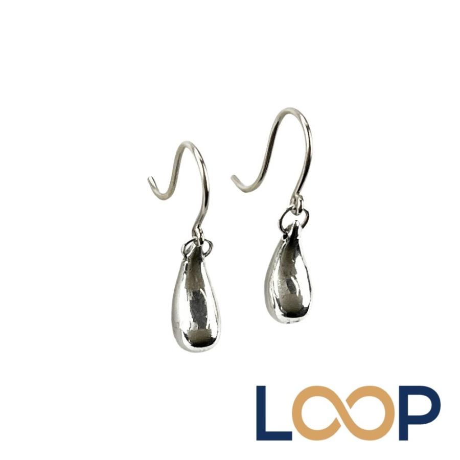 ティファニー ■美品■ ティアドロップ ピアス アクセサリー SV925 シルバー【710858】13 | 