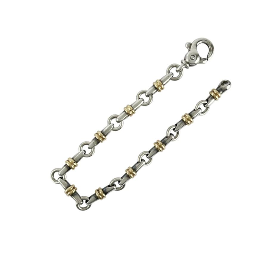ティファニー ■美品■ ブライドルリンク ブレスレット コンビ SV925 K18 YG750 シルバー イエローゴールド 24.2g 【711206】5 |  | 03