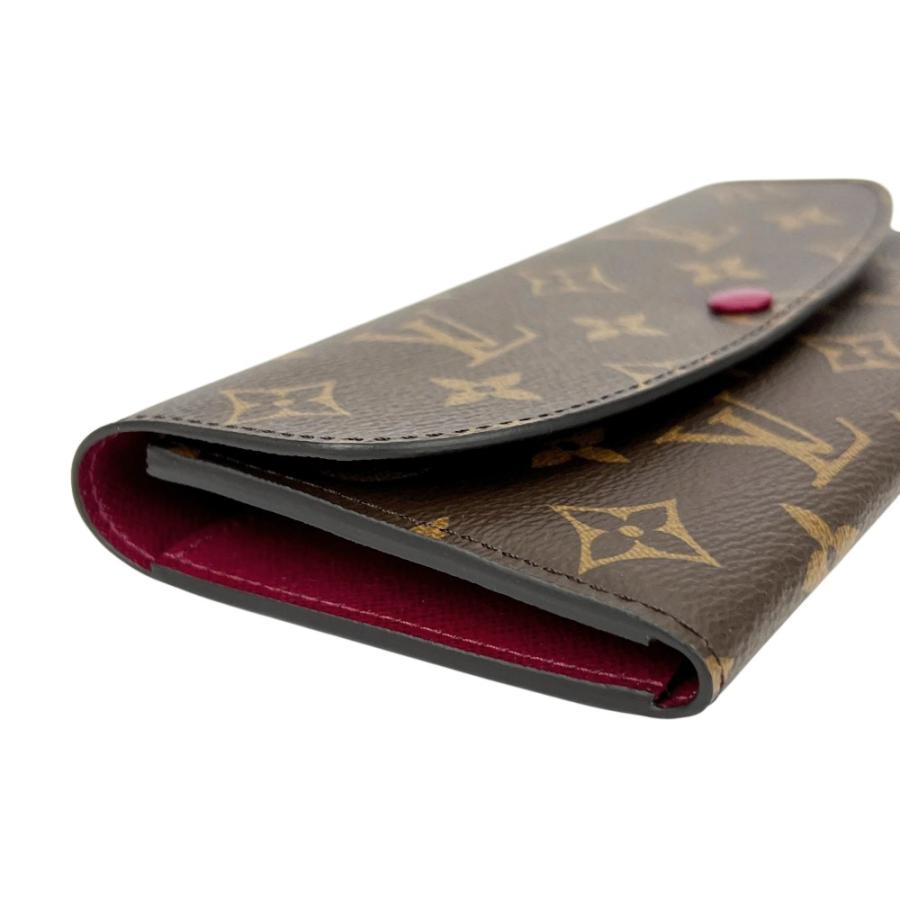 ルイヴィトン ■美品■ ポルトフォイユ エミリー 長財布 ウォレット モノグラム フューシャ M60697【713743】13 |  | 02