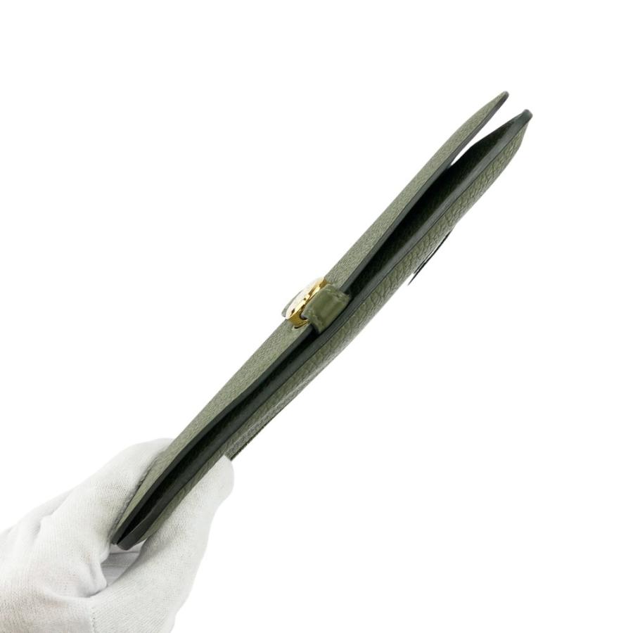 エルメス ■美品■ ドゴンロング 長財布 ウォレット トリヨン GP グリーン ゴールド □Q刻【714566】13 |  | 05
