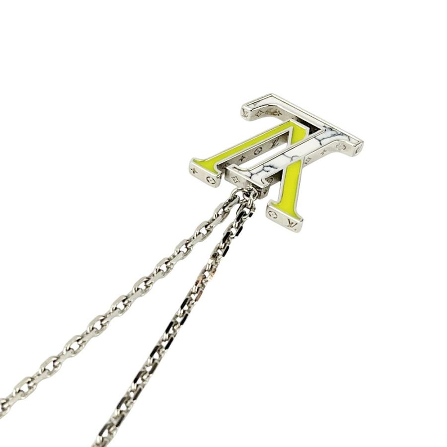 ルイヴィトン ■新同■ ペンダント LV カラーズ ロング ネックレス アクセサリー SS シルバー イエロー ホワイト M00526【714894】13 |  | 05