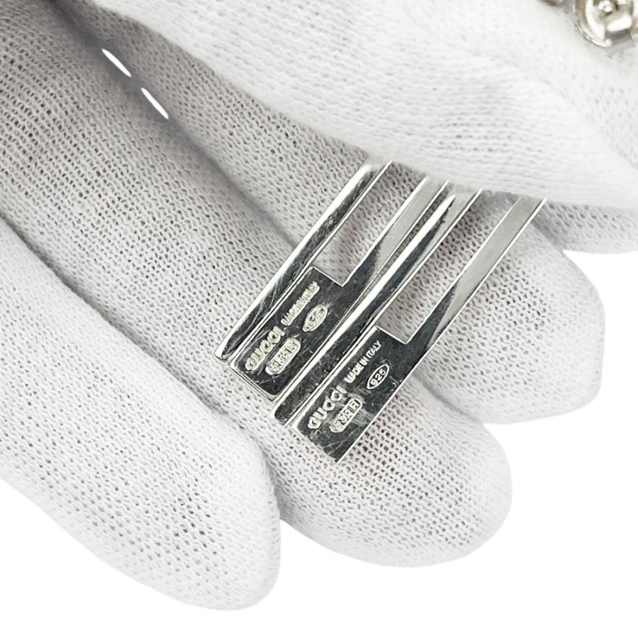グッチ ■美品■ アウトカットG ピアス アクセサリー SV925 シルバー【714917】13 |  | 06