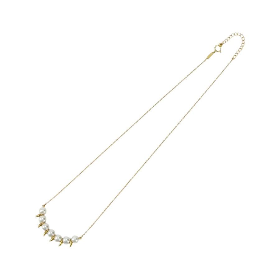 タサキ ■新同■ デインジャ― スコーピオン ネックレス アクセサリー K18 YG750 パール イエローゴールド 5.9g 箱 【715617】8 |  | 08