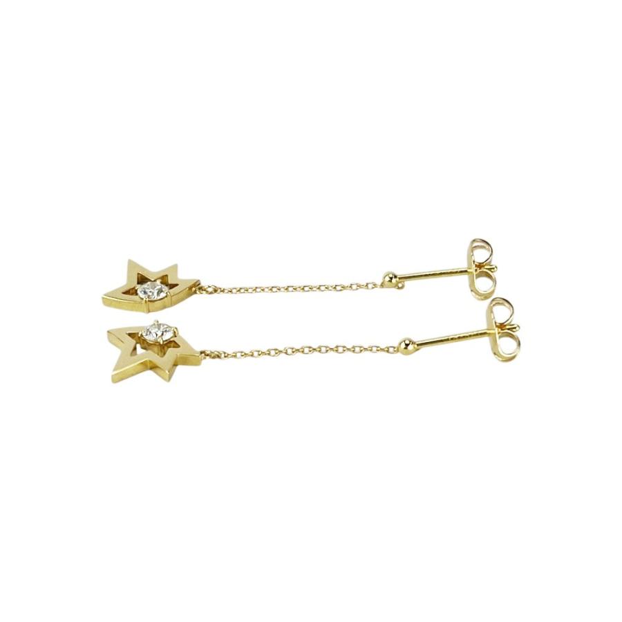 タサキ ■新同■ コメット プラス ソロ ピアス アクセサリー ダイヤ K18 YG750 イエローゴールド D0.13 2.7g 箱【715624】8 |  | 01