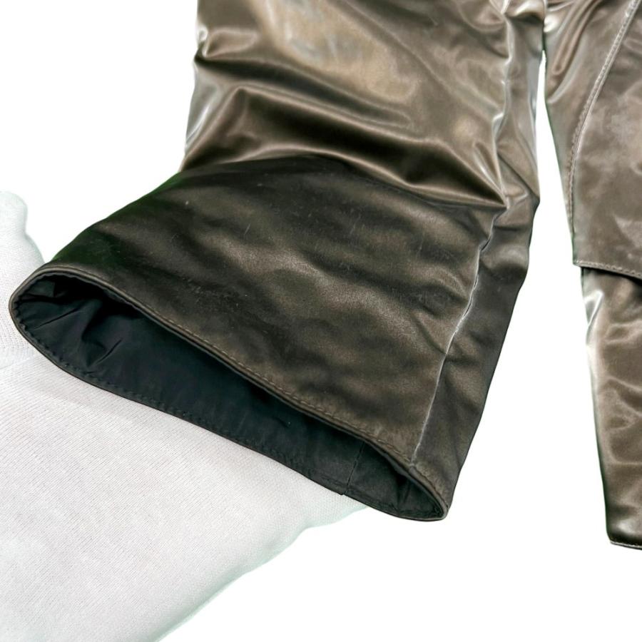 エルメス ■美品■ ジップアップ フーディ ジャケット リバーシブル ブルゾン 服 ファション ナイロン ブラウン ブラック #50 【715853】8 |  | 07