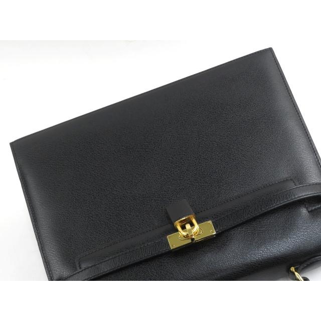 □美品□ モラビト スカラ 28 2WAY ハンド ショルダー バッグ ブラック