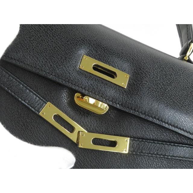 □美品□ モラビト スカラ 28 2WAY ハンド ショルダー バッグ ブラック