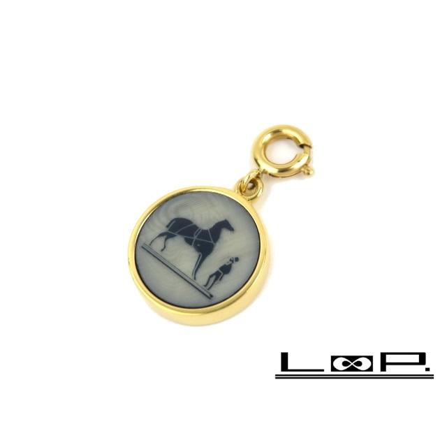 □新同□ エルメス セリエ コロゾ ペンダント トップ チャーム