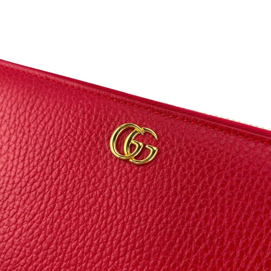 グッチ □未使用□ GG 長財布 ラウンド ファスナー ジップ レザー