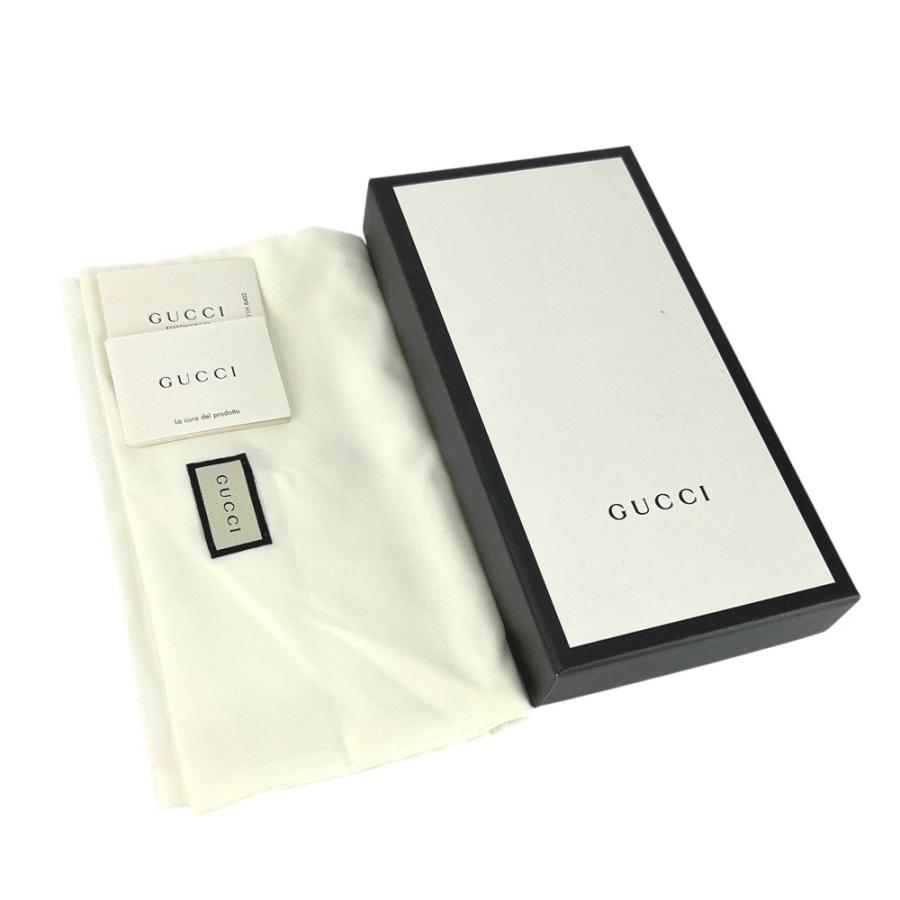 グッチ □未使用□ GG 長財布 ラウンド ファスナー ジップ レザー