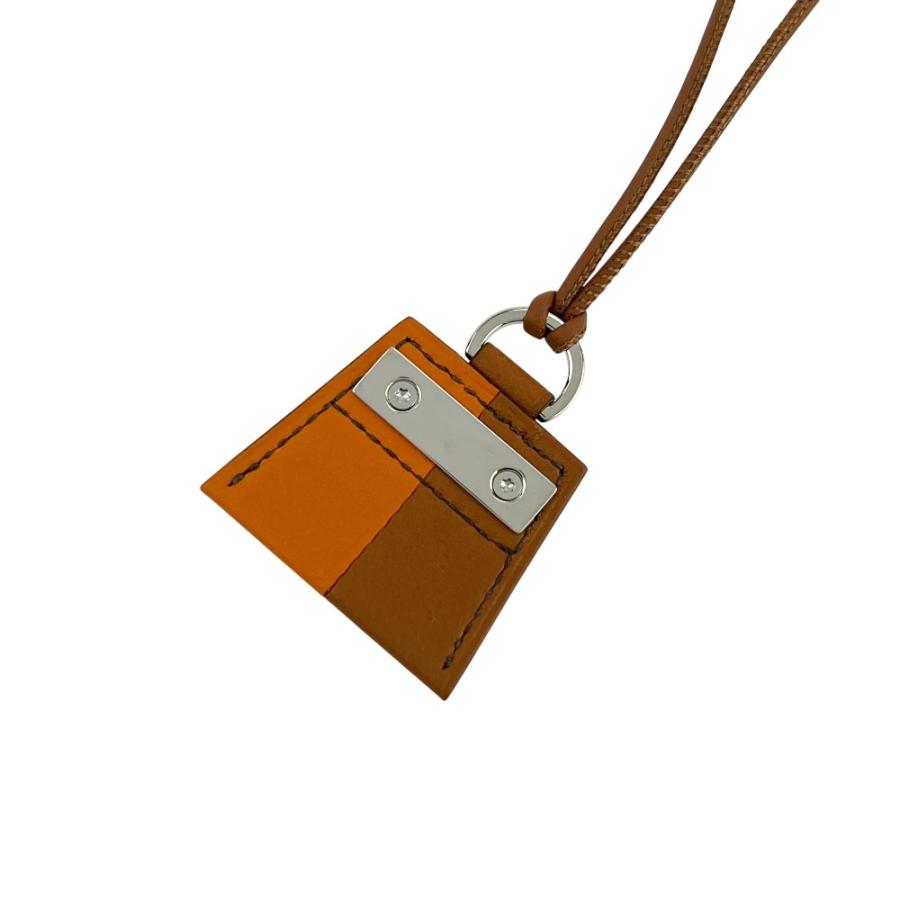 エルメス ■新同■ モンプティケリーPM ネックレス アクセサリー スイフト SS オレンジ ブラウン シルバー 【718373】5 |  | 01