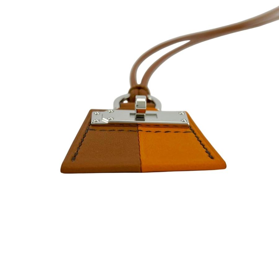 エルメス ■新同■ モンプティケリーPM ネックレス アクセサリー スイフト SS オレンジ ブラウン シルバー 【718373】5 |  | 03