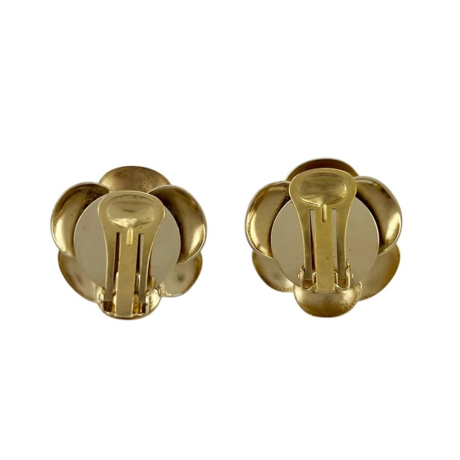 シャネル ■美品■ カメリア イヤリング アクセサリー ココマーク GP ゴールド ホワイト 02P 【718441】5 |  | 01