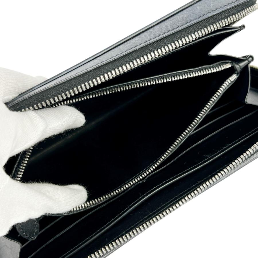 ベルルッティ ■中古■ カリグラフィ ゴールデンパティーヌ ウタウバ ワイド ウォレット 長財布 レザー ネイビー 【720574】11 |  | 07