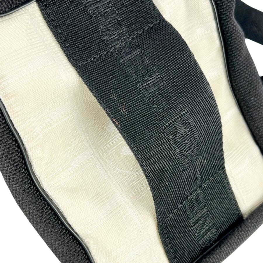 シャネル ■中古■ スポーツ ニュートラベル ライン ミニ ショルダー ウエスト バッグ キャンバス ホワイト ブラック A22059 【720628】5 |  | 09