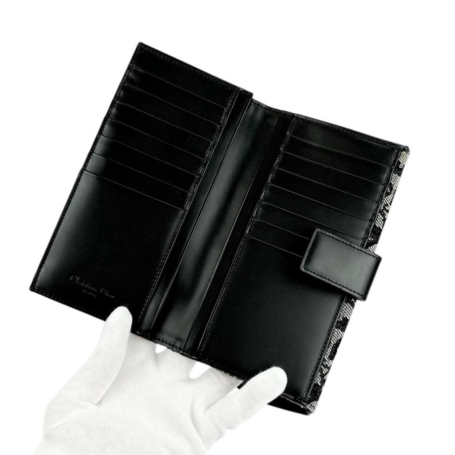 ディオール ■中古■ トロッター サドル 長財布 ウォレット キャンバス ブラック【720826】13 |  | 05
