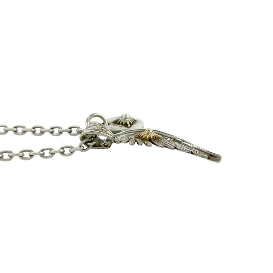 アリゾナフリーダム ■美品■ フェザー ネックレス コンビ アクセサリー 羽 SV 925 K18 シルバー ゴールド 【721007】11 |  | 03