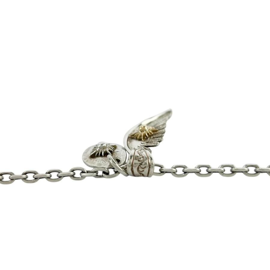 アリゾナフリーダム ■美品■ フェザー ネックレス コンビ アクセサリー 羽 SV 925 K18 シルバー ゴールド 【721007】11 |  | 05