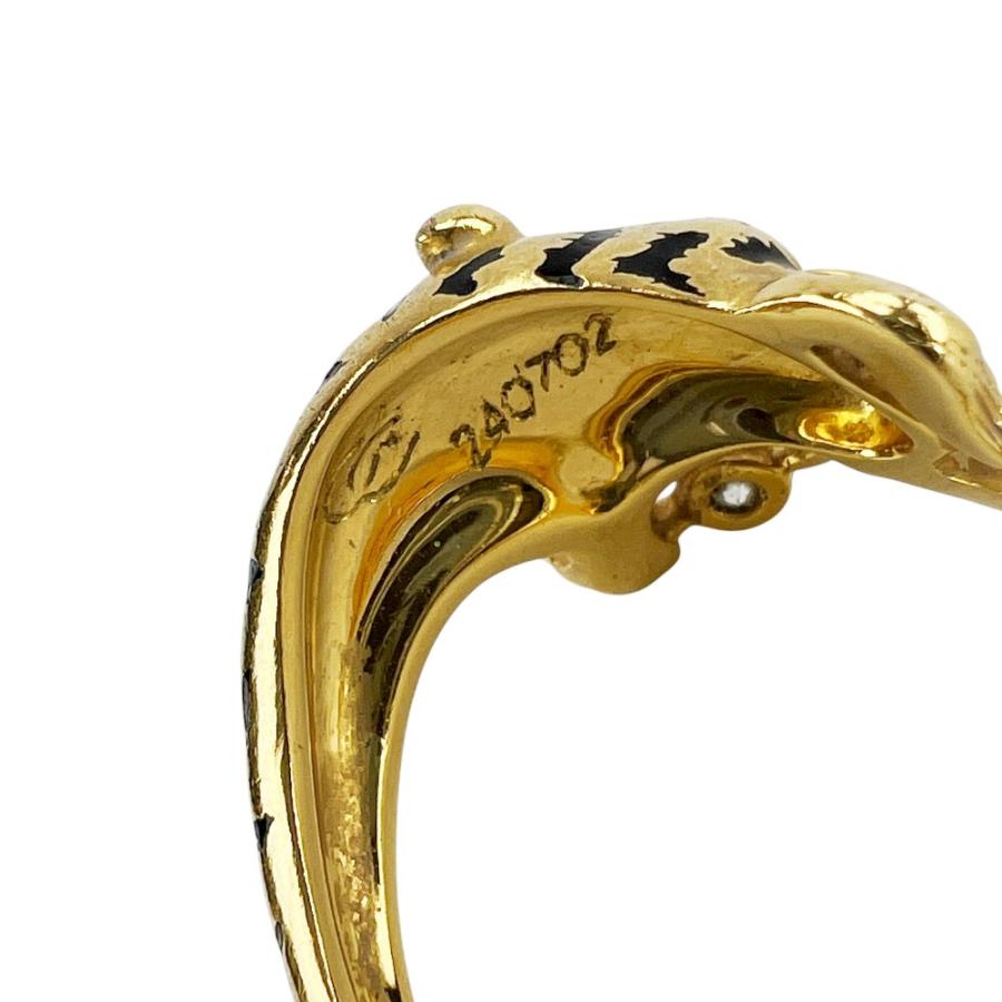 カレライカレラ ■美品■ タイガー リング 指輪 アクセサリー 虎 K18 YG750 1PD ゴールド #16 約5.9g 【721151】11 |  | 06