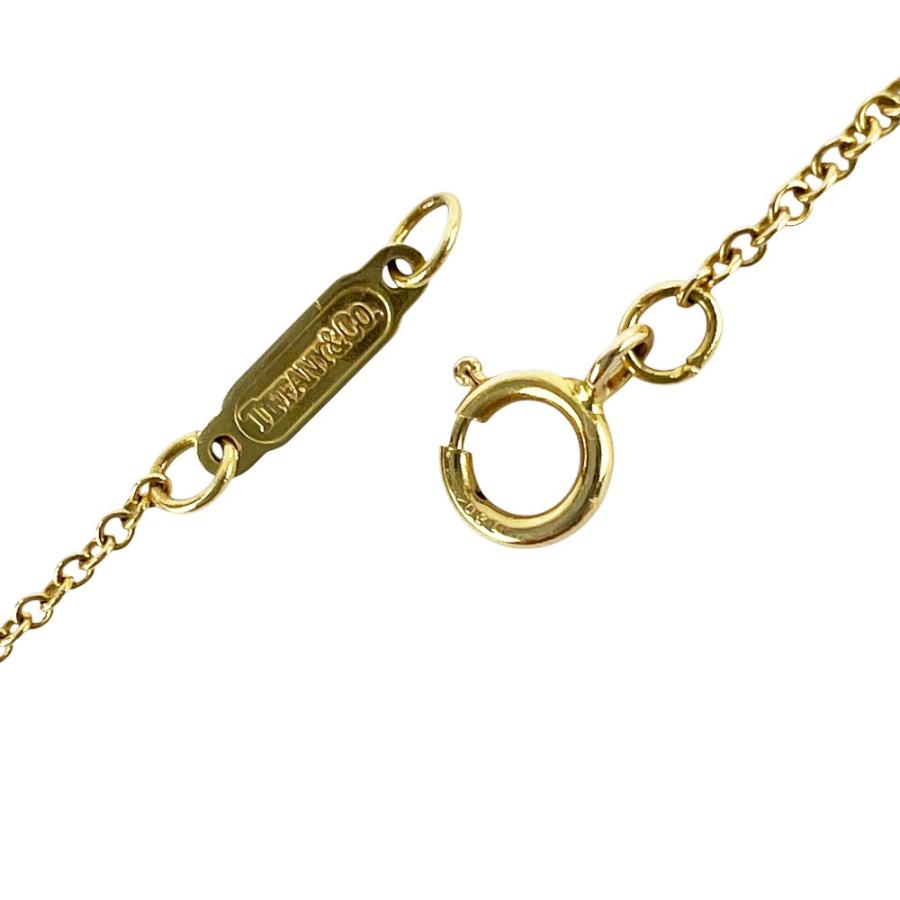 ティファニー ■美品■ ツイストサークル パール ネックレス アクセサリー K18 YG750 ゴールド 約3.5g 【721441】11 |  | 06