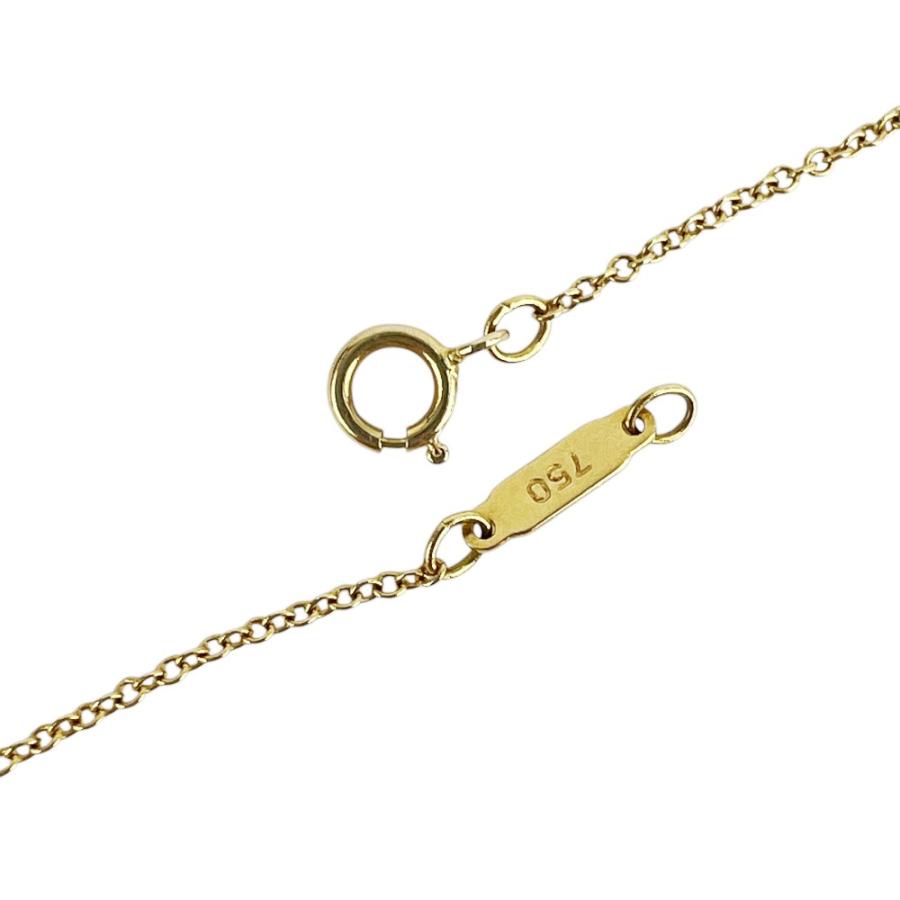 ティファニー ■美品■ ツイストサークル パール ネックレス アクセサリー K18 YG750 ゴールド 約3.5g 【721441】11 |  | 07