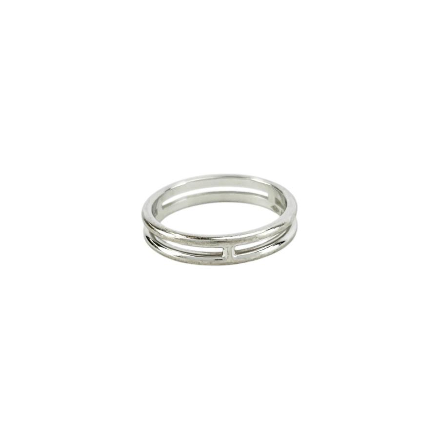 エルメス ■美品■ アリアンヌ リング 指輪 アクセサリー K18 WG750 ホワイトゴールド #50 約2.9g 【721489】11 |  | 01