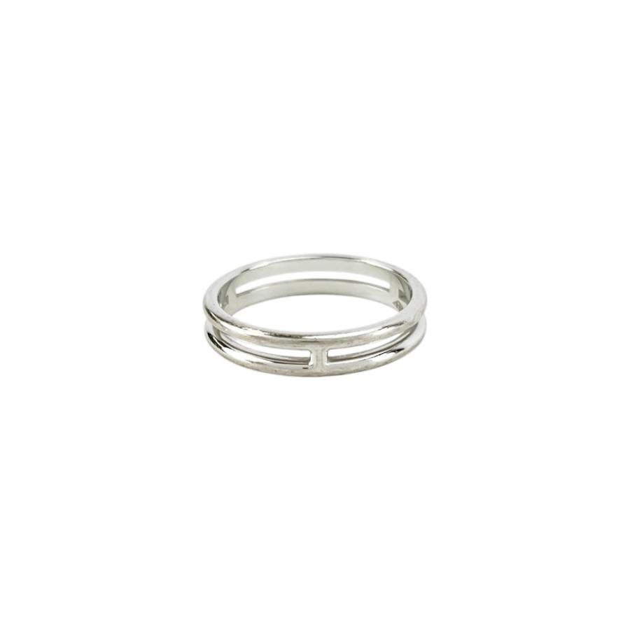 エルメス ■美品■ アリアンヌ リング 指輪 アクセサリー K18 WG750 ホワイトゴールド #50 約2.9g 【721489】11 |  | 03