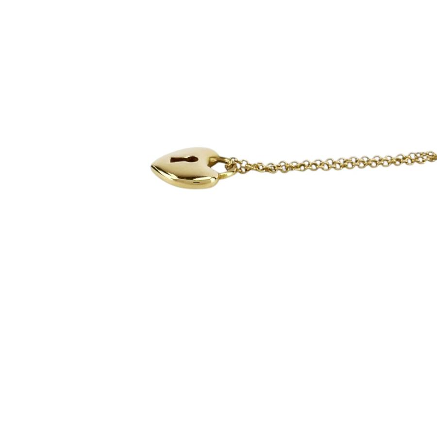 ティファニー ■美品■ ハート ロック ペンダント ネックレス アクセサリー K18 YG750 ゴールド 約3.1g 【721762】11 |  | 02