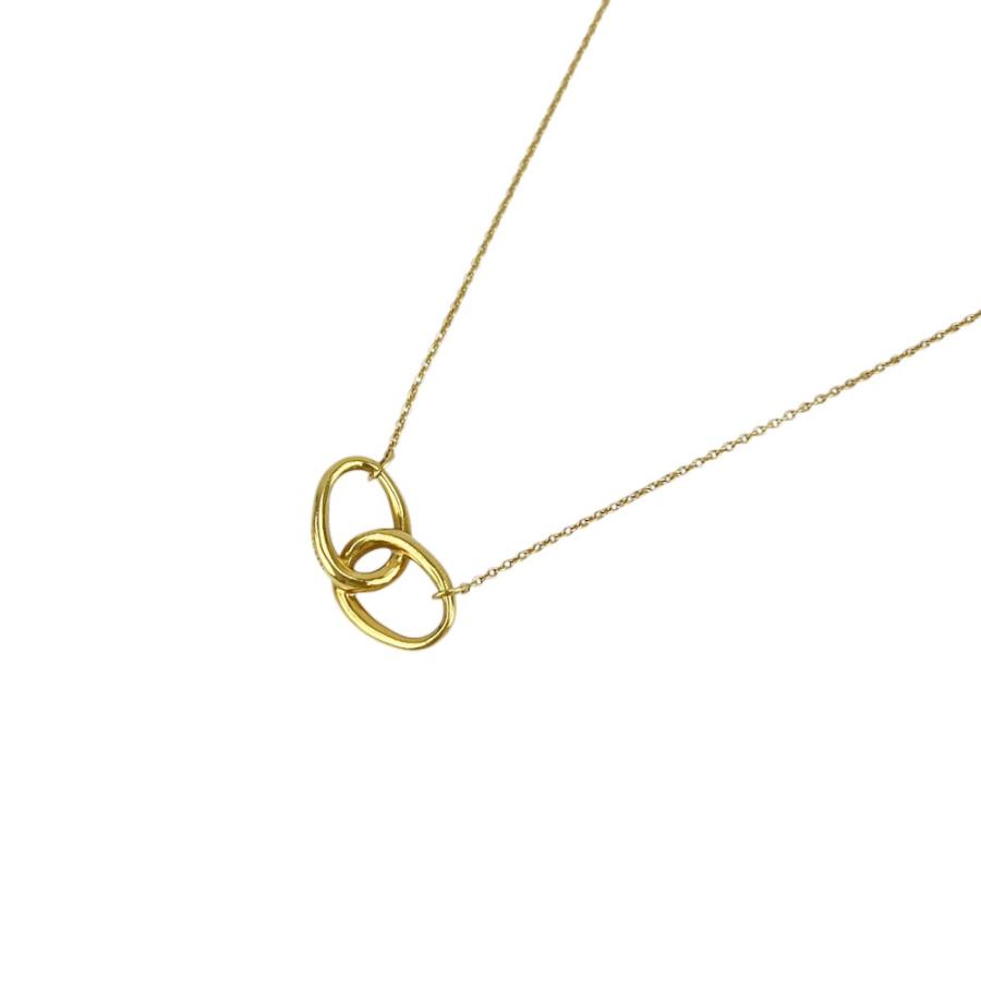 ティファニー ■美品■ ダブルループ ネックレス アクセサリー K18 YG750 ゴールド 約3.7g 【721786】11 |  | 01