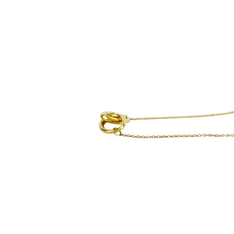 ティファニー ■美品■ ダブルループ ネックレス アクセサリー K18 YG750 ゴールド 約3.7g 【721786】11 |  | 02