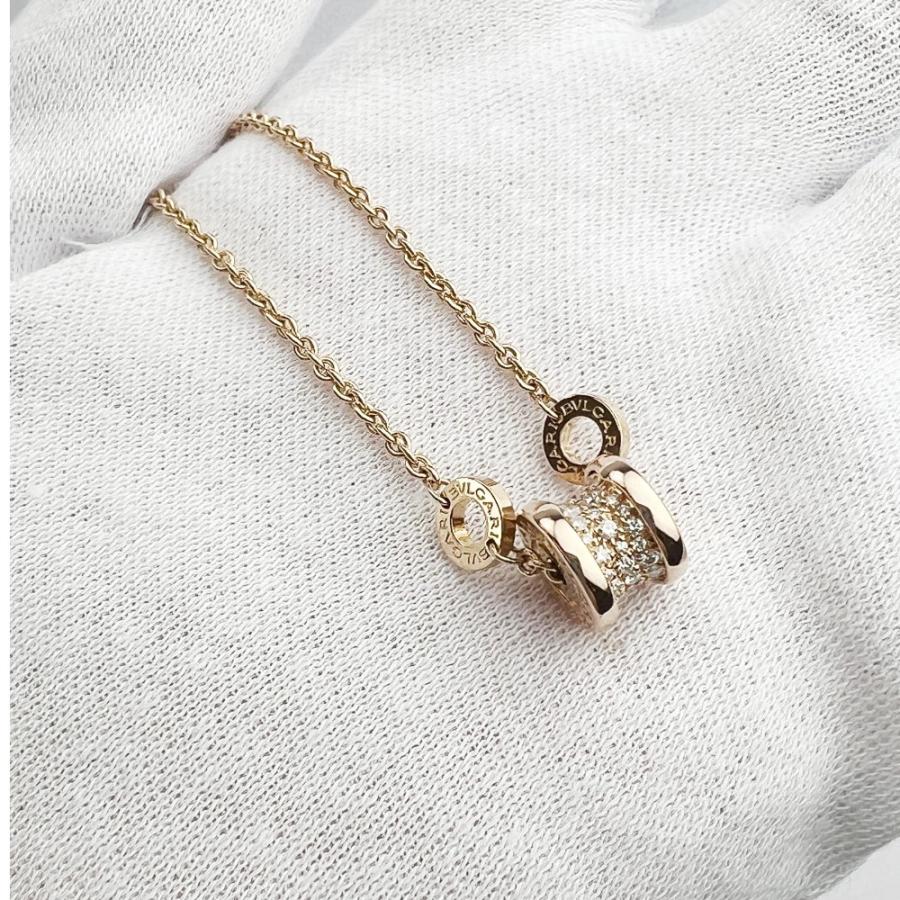 ブルガリ ■美品■ ビーゼロワン ブレスレット アクセサリー ダイヤ K18 PG750 ピンクゴールド 約7.8g 箱 【721885】11 |  | 08