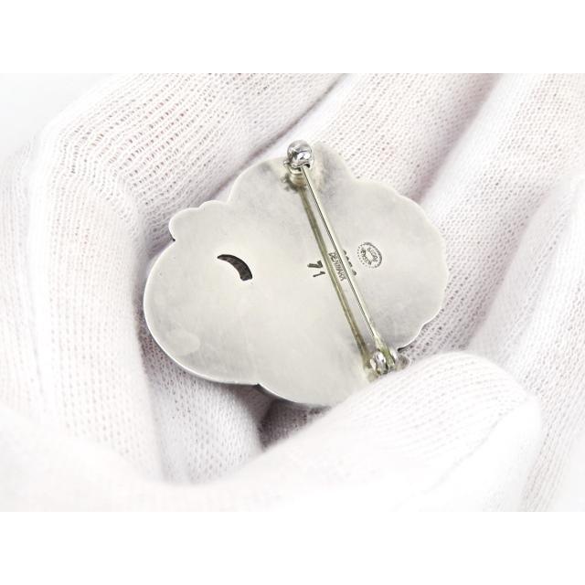 ▼値下げ▼　■美品■　ジョージジェンセン ブローチ フラワー パープル アメジスト SV ＃71 【72284】 |  | 04