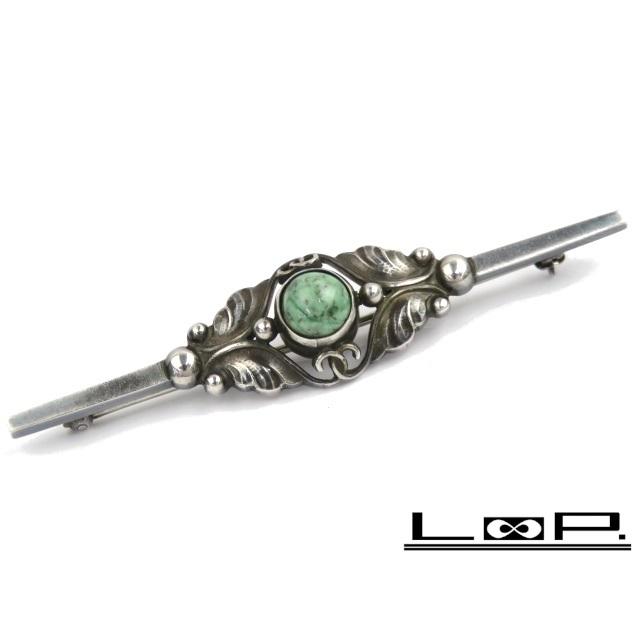 ■美品■ヴィンテージ■　ジョージジェンセン ブローチ アクセサリー SV ＃224B 【72291】 | 