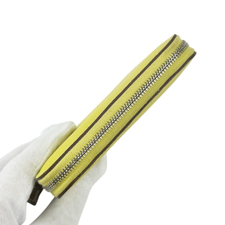 エルメス ■中古■ アザップ シルクイン コンパクト ウォレット 財布 エプソン ライム C刻【723179】13 |  | 04