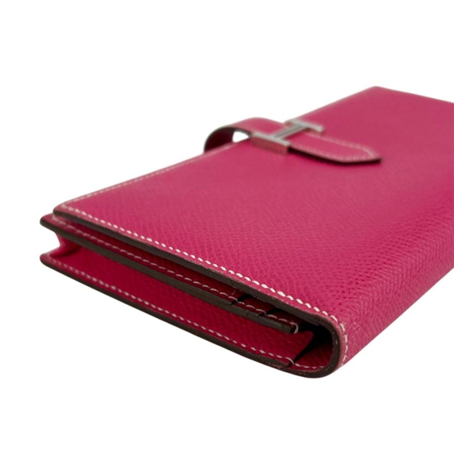 エルメス ■中古■ ベアンスフレ ウォレット 二つ折り 財布 長財布 エプソン ローズティリアン ピンク □Q刻 箱 【723230】5 |  | 02